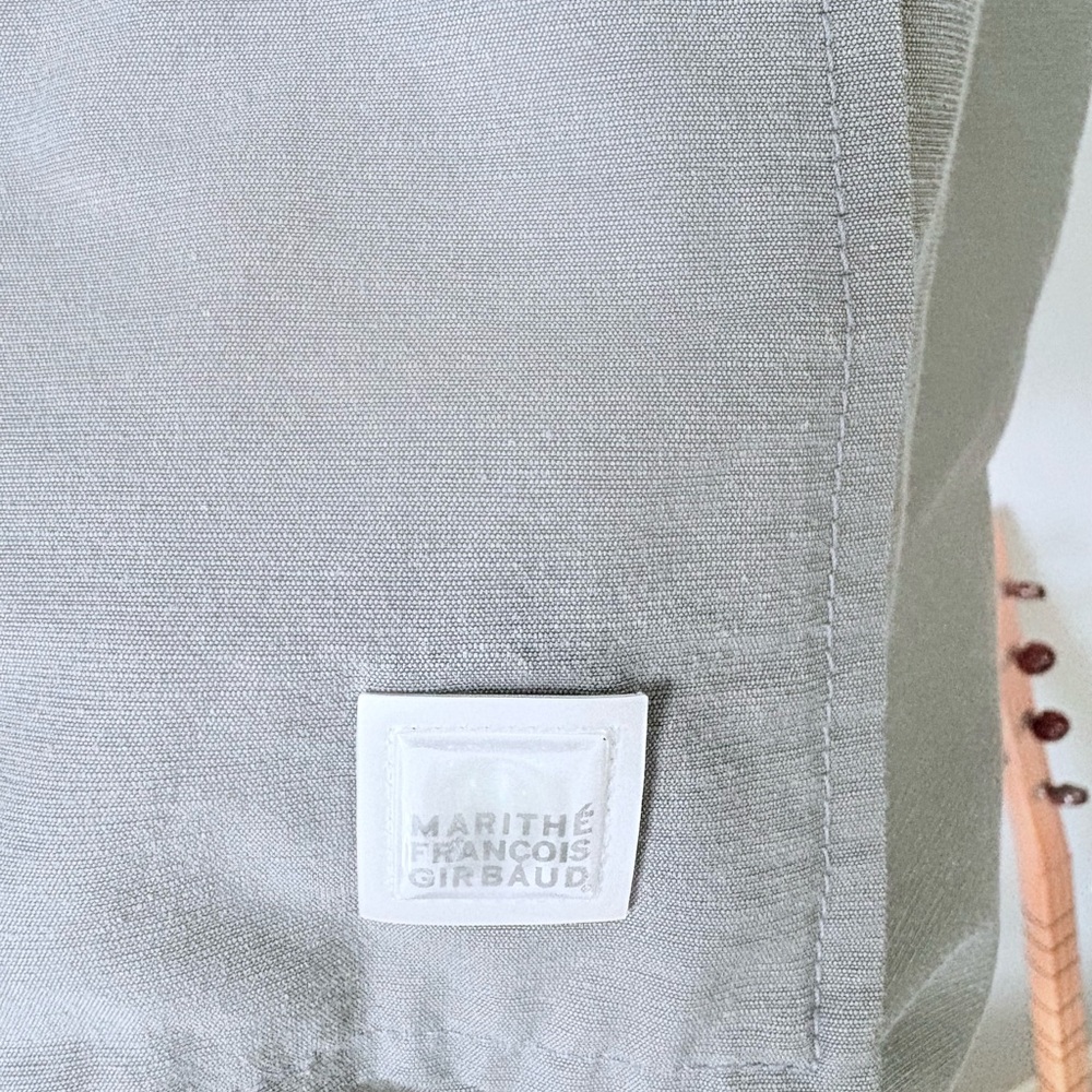 Marithe + Francois Girbaud Light Gray Tech Vest -… - image 4